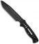 TOPS Knives High Desert Survival Knife Fixed Blade (6.25" Black Plain)