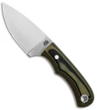 LT Wright Vault Series #5 Fixed Blade Knife Black/Green G-10 (2.50" Satin)
