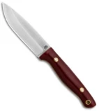 LT Wright Vault Series #4 Fixed Blade Red G-10 w/ Coyote Liners (3.75" Satin A2)