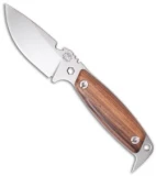 DPx H.E.S.T II Woodsman Survival Knife w/ Santos Wood Handle (3.15" Stone Plain)