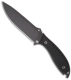 DPx H.E.F.T. 6 Assault Survival Knife w/ G-10 Handle (5.75" Black Plain)