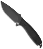 DPx HEFT 4 Assault Survival Knife G-10 (4" Black)