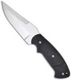 Crawford Custom Kasper Fixed Fighter Knife (4" Satin Plain)