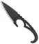 Williams Blade Design Sgian Dubh Neck Knife Fixed Blade (2.5" Black) SDN-003