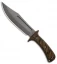 RMJ Tactical Jungle Combat Fixed Blade Knife Hyena Brown G-10 (6.5" Gray)