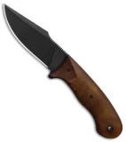 Winkler Knives Jaeger Fixed Blade Knife Maple (3.75" Black)