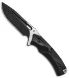 WE Knife Co. Vindex Fixed Blade Knife Black G-10 (4.3" Black Stonewash) 802B
