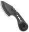 TOPS Knives 3 Bros. Fixed Blade Knife Black Canvas Micarta (2.2" Tumbled)