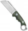 Andre De Villiers Ring Butcher Fixed Blade Knife OD Green G-10 (4" Satin D2) AdV