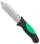 Hogue Knives EX-F02 Tanto Dive Knife Black/Green (4.5" Stonewash) 35265