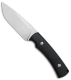 TK Knives Telchar Fixed Blade Knife Black G-10 (4" Satin)