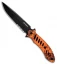 Remington F.A.S.T. Night Hawk Fixed Blade Knife Orange TPR (5.5" Black) R20006
