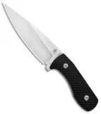 Kizer Pinkerton Lancer Fixed Blade Knife Black G-10 (4.75" Satin) 1028