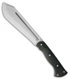 Bark River JX5 Vengeful 1 Fixed Blade Knife Black Micarta (9" Satin CPM-3V)