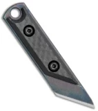 NCC Knives Micro Kiridashi Neck Knife Carbon Fiber (0.75" O1 Black)