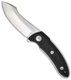 Katz Kagemusha Fixed Blade Knife w/ Kraton (3.5" Satin Plain) NFX