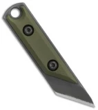 NCC Knives Micro Kiridashi Neck Knife OD Green G-10 (0.75" O1 Black)