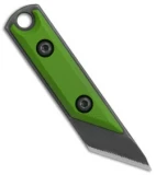 NCC Knives Micro Kiridashi Neck Knife Toxic Green G-10 (0.75" O1 Black)