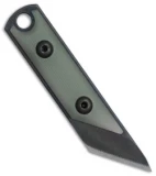 NCC Knives Micro Kiridashi Neck Knife Jade G-10 (0.75" O1 Black)