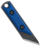 NCC Knives Micro Kiridashi Neck Knife Blue G-10 (0.75" O1 Black)