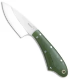 Boker Plus Easedrop Fixed Blade Knife Green G-10 (3" Polish) 02BO008