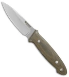 Boker Burnley Cub Fixed Blade Knife Green Micarta (3.3" Plain) 120661