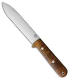 Bark River Kephart Fixed Blade Knife Dark Curly Maple (5.125" Satin CPM-4V)