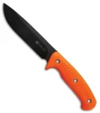 Steel Will Roamer Fixed Blade Knife Orange TPE (5.5" Black) R305-1OR