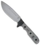 TOPS Knives Idaho Hunter Fixed Blade Knife (4.75" Gray Plain) TIH-01