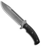 RMJ Tactical Combat Africa Fixed Blade Black G-10 (7" Gray)