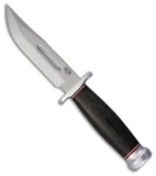 Bark River Boone Fixed Blade Knife Black Canvas Micarta (5" Satin)