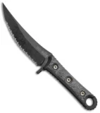 Microtech Borka SBK Fixed Blade Knife Carbon Fiber (5" Black Full Serr) 200-1DLC