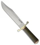 BlackJack Classic Model 129 Bowie Fixed Blade Knife Tapered Green (9.25" Satin)