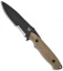 Benchmade Nimravus Fixed Blade Knife Sand (4.5" Black Serr) 140SBKSN