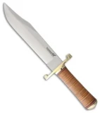 BlackJack Classic Model 129 Bowie Fixed Blade Tapered Leather (9.25" Satin)