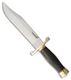 BlackJack Classic Model 129 Bowie Fixed Blade Knife Black Micarta (9.25" Satin)