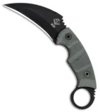 Ontario Ranger Karambit EOD Knife Micarta w/ Nylon Sheath (3.5" Black) 8672