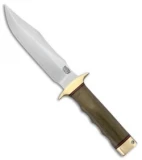 Bark River MACV-SOG Fixed Blade Knife Green Canvas Micarta (6.25" Satin)