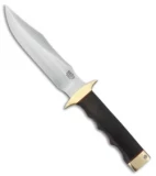 Bark River MACV-SOG Fixed Blade Knife Black Stacked Leather (6.25" Satin)