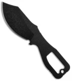 TOPS Knives Key A Fixed Blade Knife (2.5" Black Plain) KEY-A