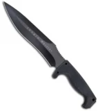 SOG Jungle Warrior Fixed Blade Knife (9.75" Black) F14