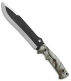Schrade Mini Machete Fixed Blade Knife Camo (8.75" Black)