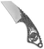 Black Dragon Forge V3 Skull Necker Fixed Blade Knife (1.8" Satin)