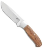 Boekoe Knives SVR Hunter Fixed Blade Knife Wild Olive Wood (4" Satin)