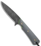 Smith & Sons Comanche Fixed Blade Knife Charcoal Gray G-10 (3.6" Black SW)