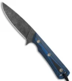 Smith & Sons Comanche Fixed Blade Knife Blue/Black G-10 (3.6" Black SW)