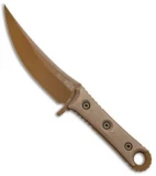 Microtech Borka SBK Fixed Blade Knife Tan G-10 (5" Tan PVD) 200-1PVDTN