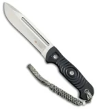 Kizlyar Supreme Maximus Sleipner Fixed Blade Knife Black G-10 (5.625" Satin)