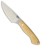 Bark River Kalahari Bushman II Fixed Blade Antique Ivory Micarta (4.25" Satin)