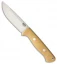 Bark River Bravo 1 Field Fixed Blade Knife Antique Ivory Micarta (4.25" Satin)
